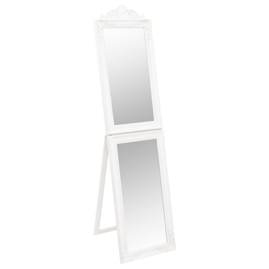 Vidaxx miroir autoportant 45x180 cm blanc