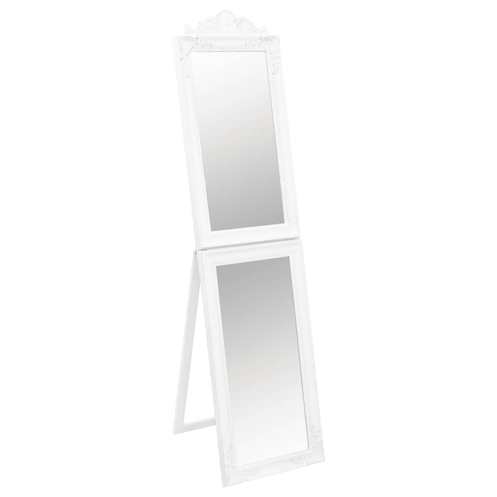Vidaxx miroir autoportant 50x200 cm blanc