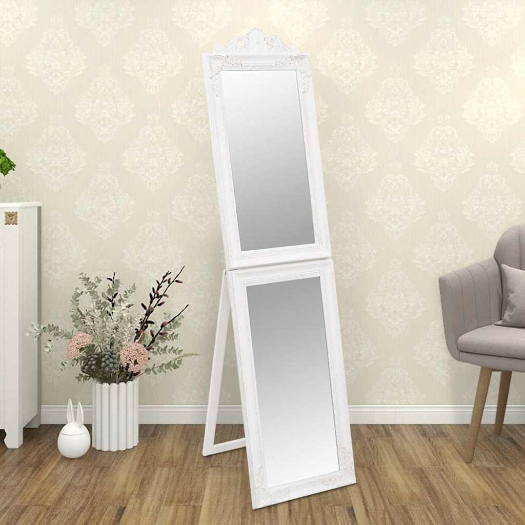 Vidaxx miroir autoportant 50x200 cm blanc