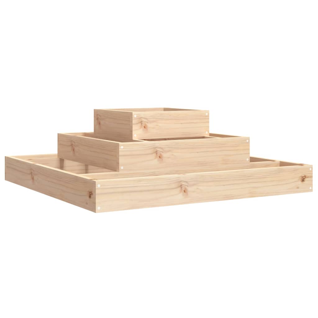 Vidaxx jardinière 80x80x27 cm bois de pin massif
