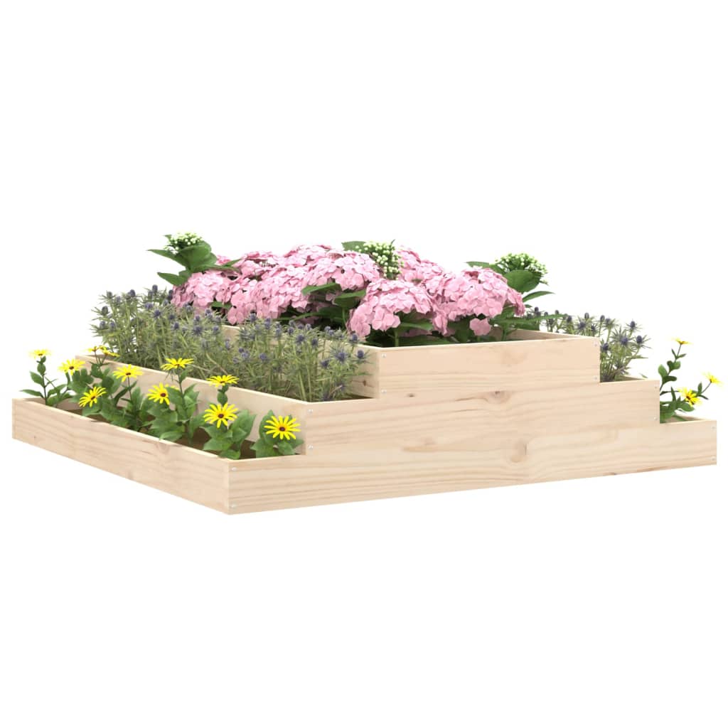 Vidaxx jardinière 110x110x27 cm bois de pin massif