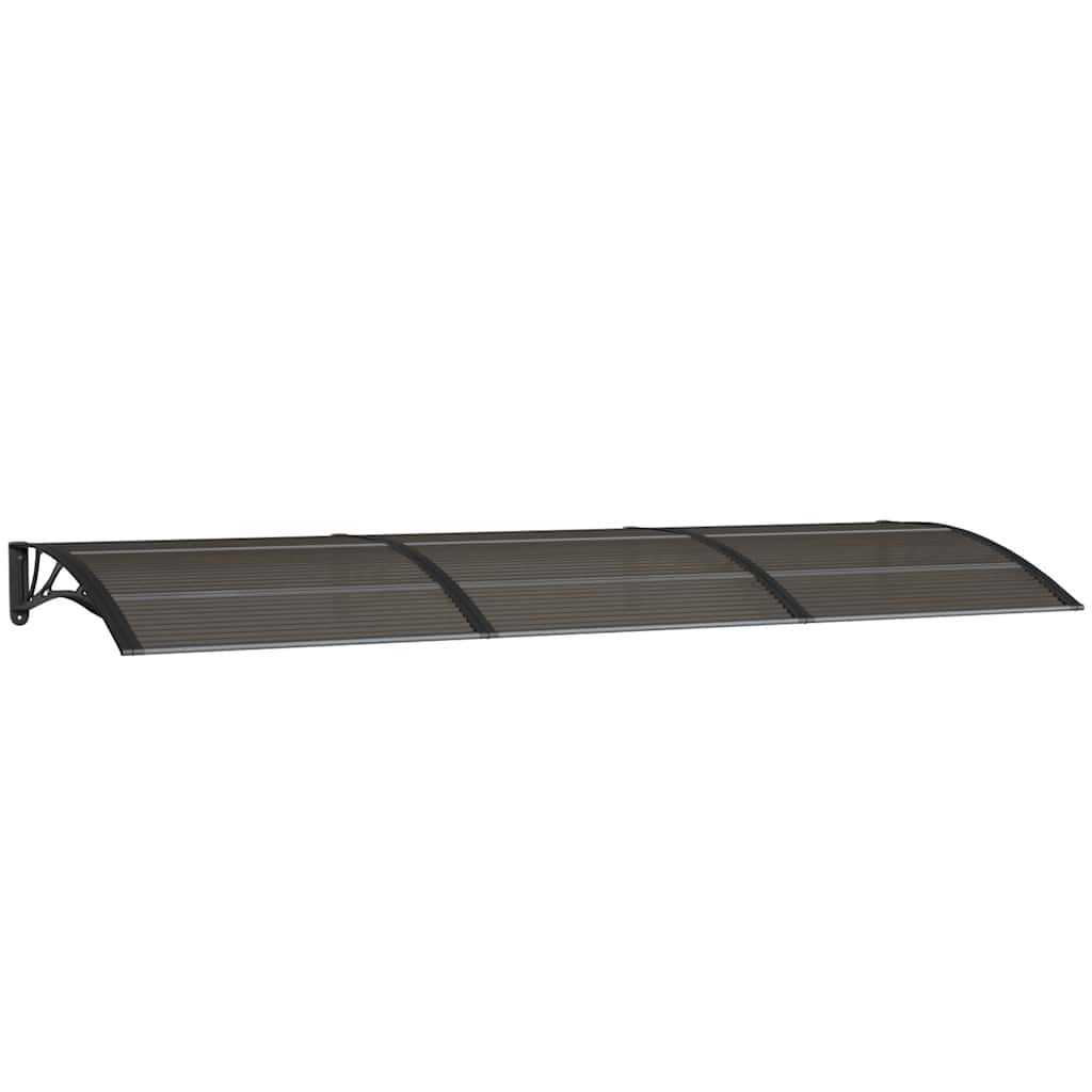 Vidaxx auvent de porte 300x100 cm polycarbonate noir