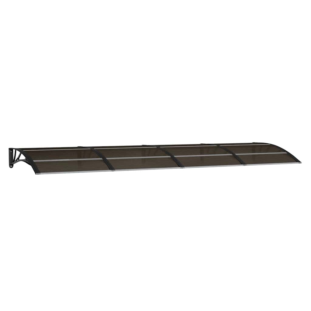 Vidaxx auvent de porte 300x100 cm polycarbonate noir