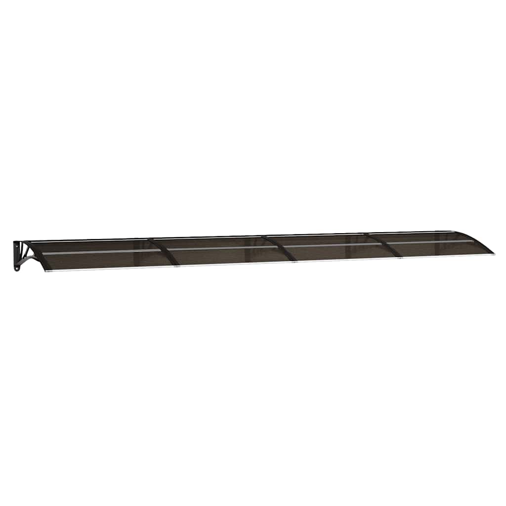 Vidaxx auvent de porte 400x75 cm polycarbonate noir