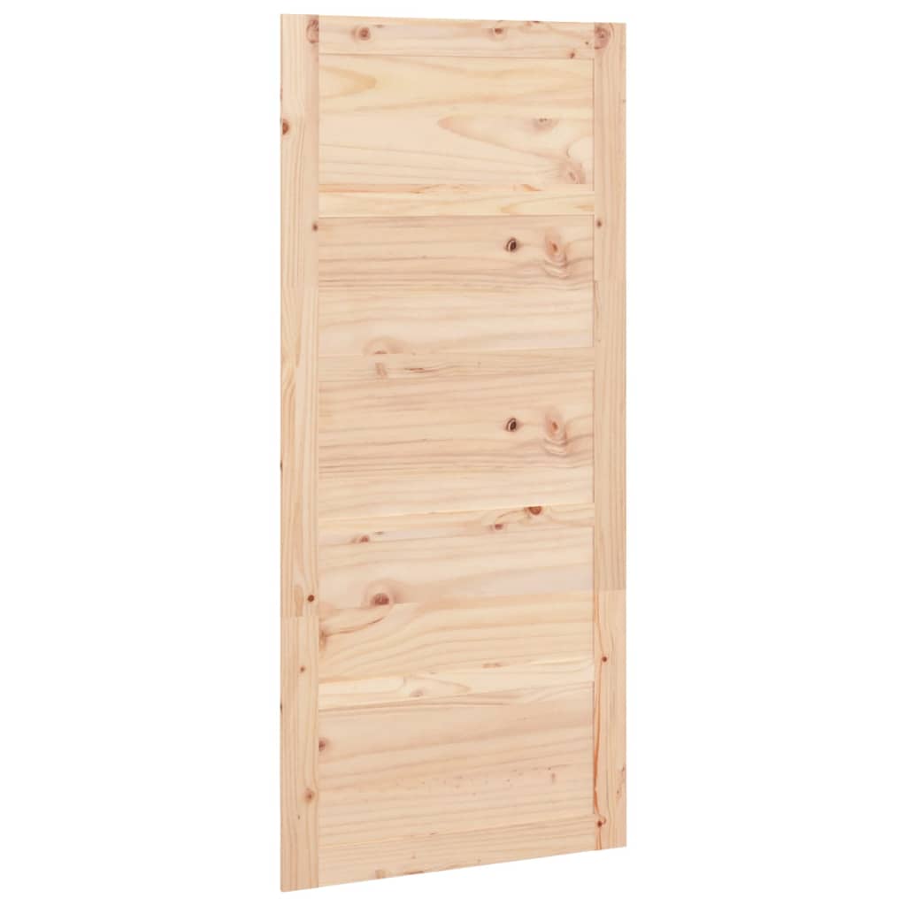 VidaXL Porte coulissante 90x1,8x204,5 cm bois de pin massif