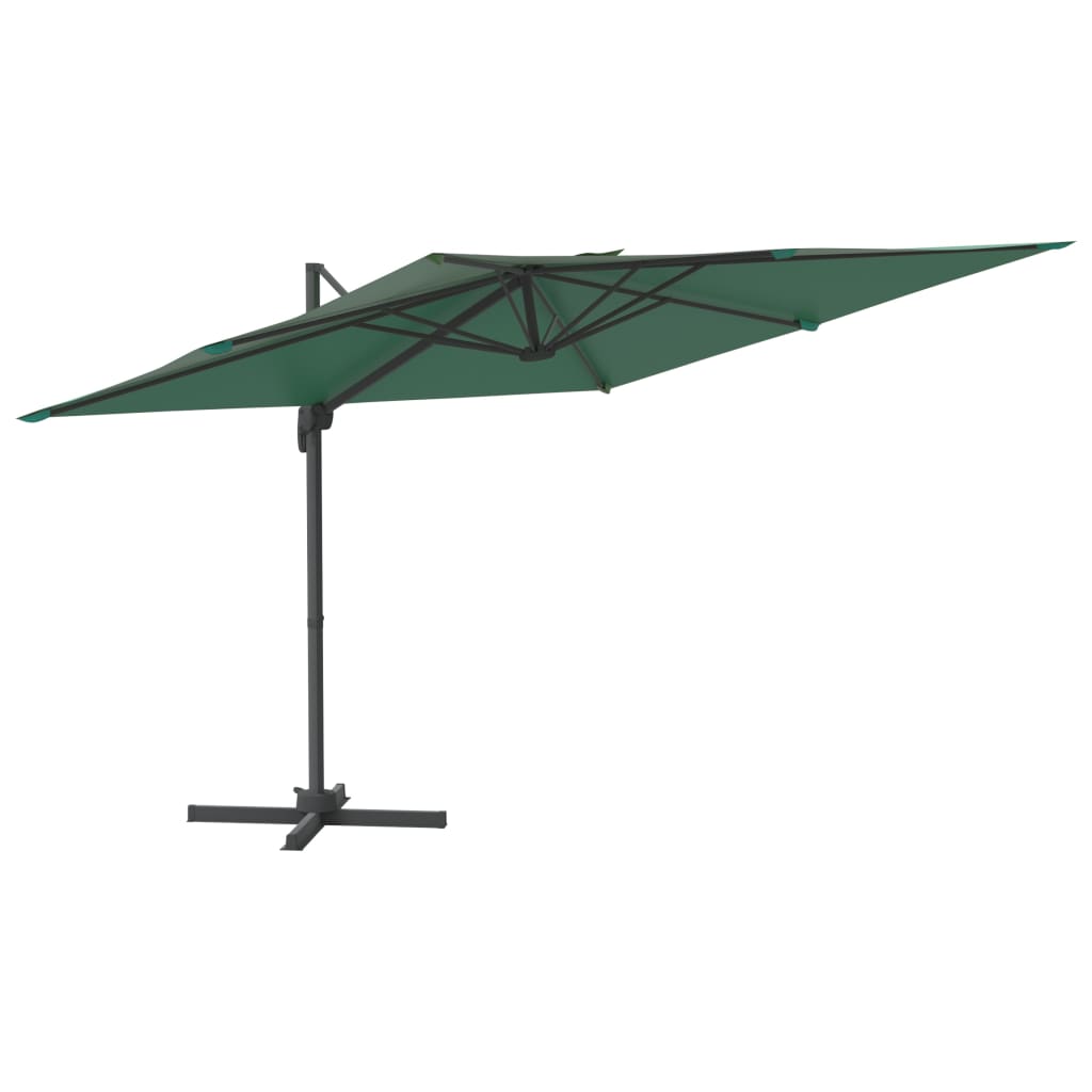Vidaxx parasol flottant avec mât en aluminium 300x300 cm vert