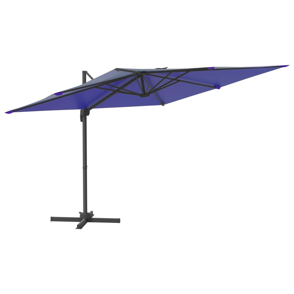 Vidaxx parasol flottant avec mât en aluminium 400x300 cm bleu azur