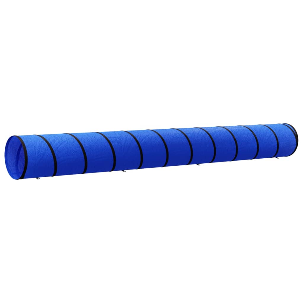 VidaXL Tunnel pour chien Ø 55x500 cm polyester bleu
