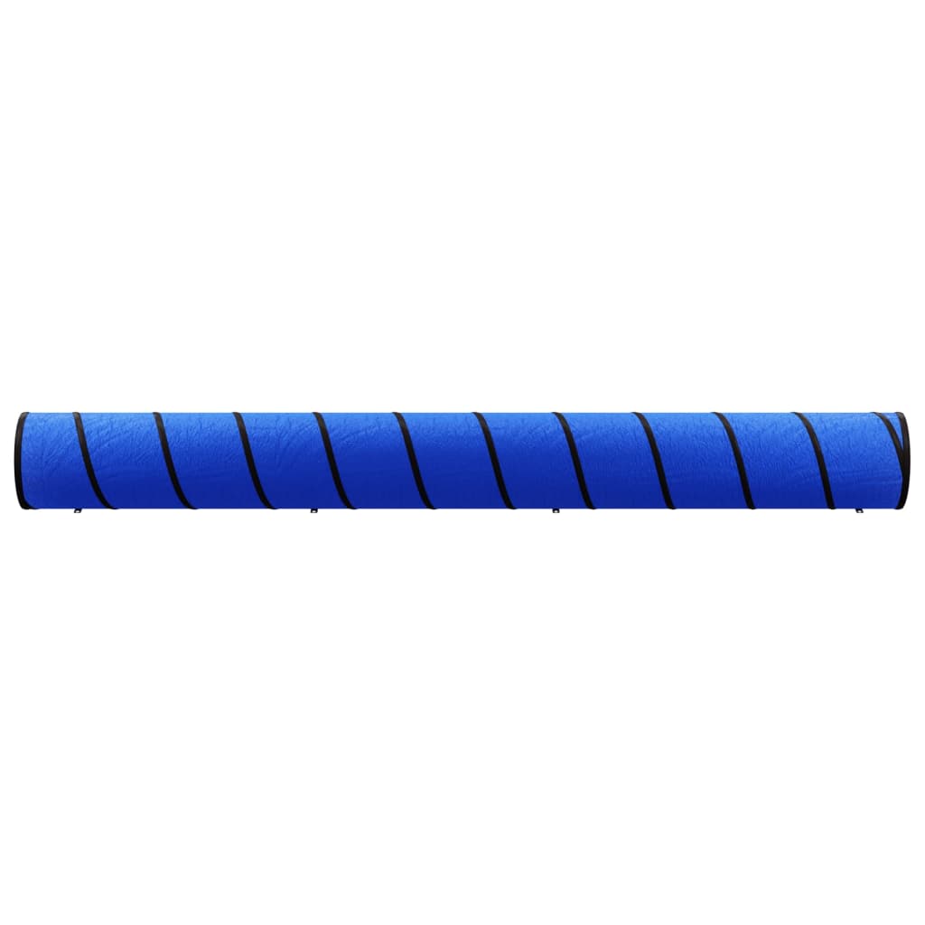 VidaXL Tunnel pour chien Ø 55x500 cm polyester bleu