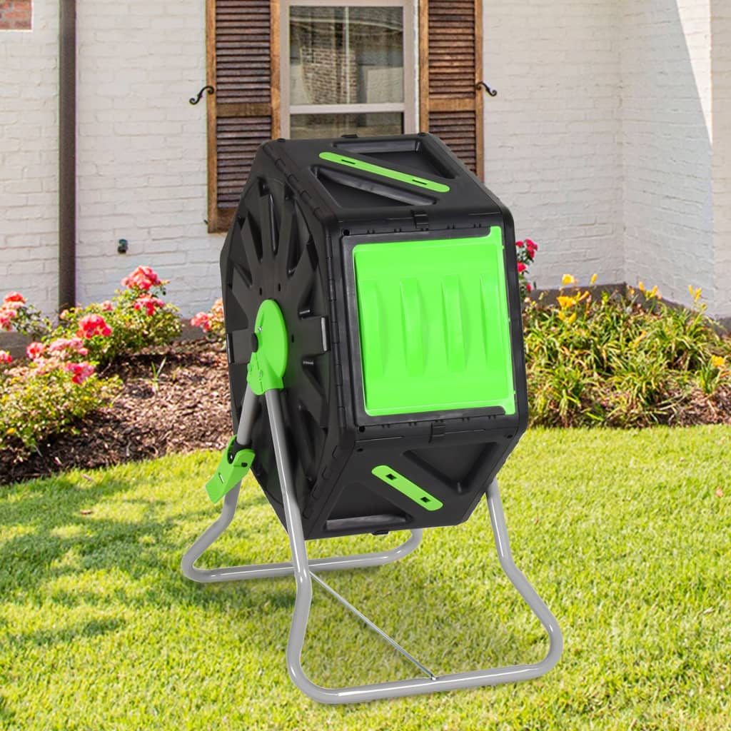 Vidaxx fût de compostage 70 l 60x43x74 cm polypropylène