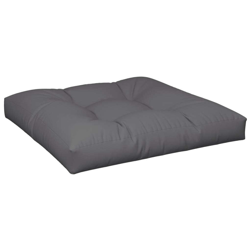 Vidaxx coussin palette 70x70x12 cm tissu anthracite