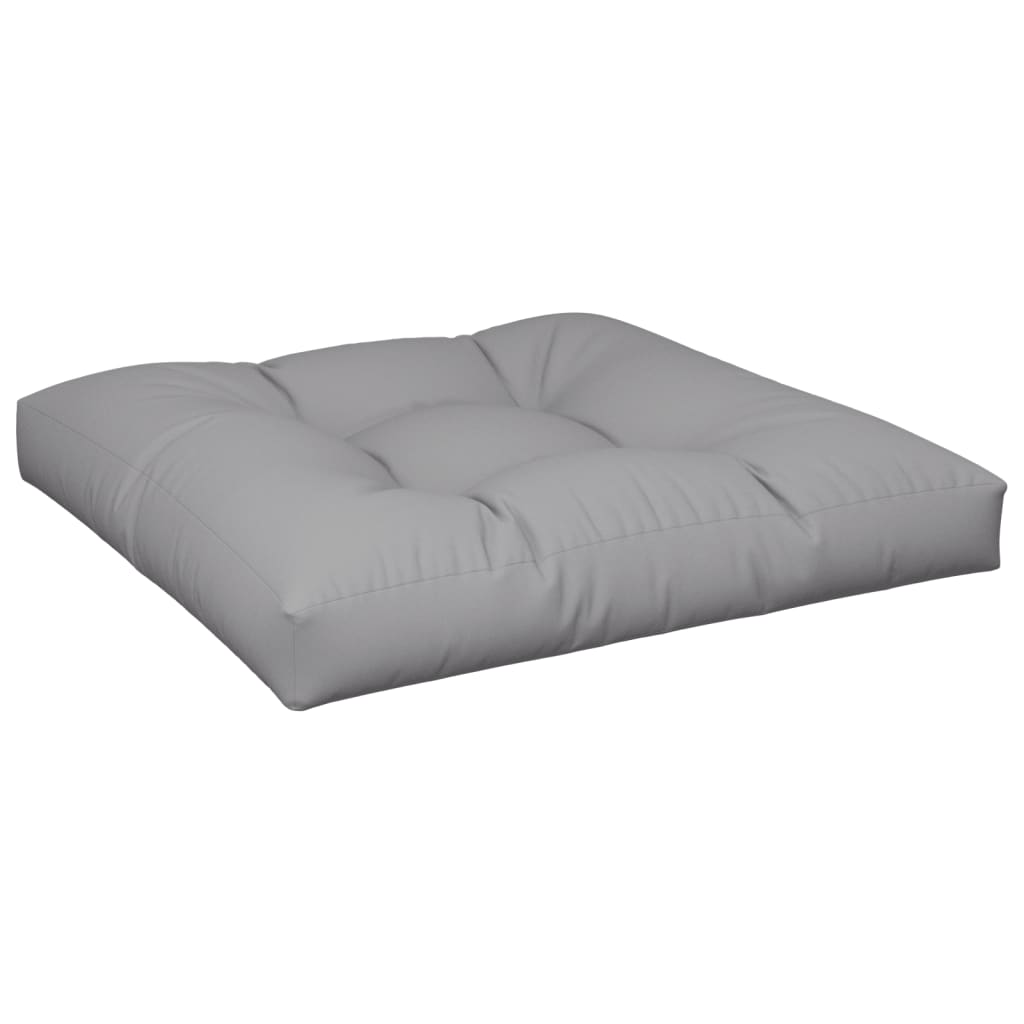 Coussin de palette Tmf tormino 70x70x12 cm tissu gris