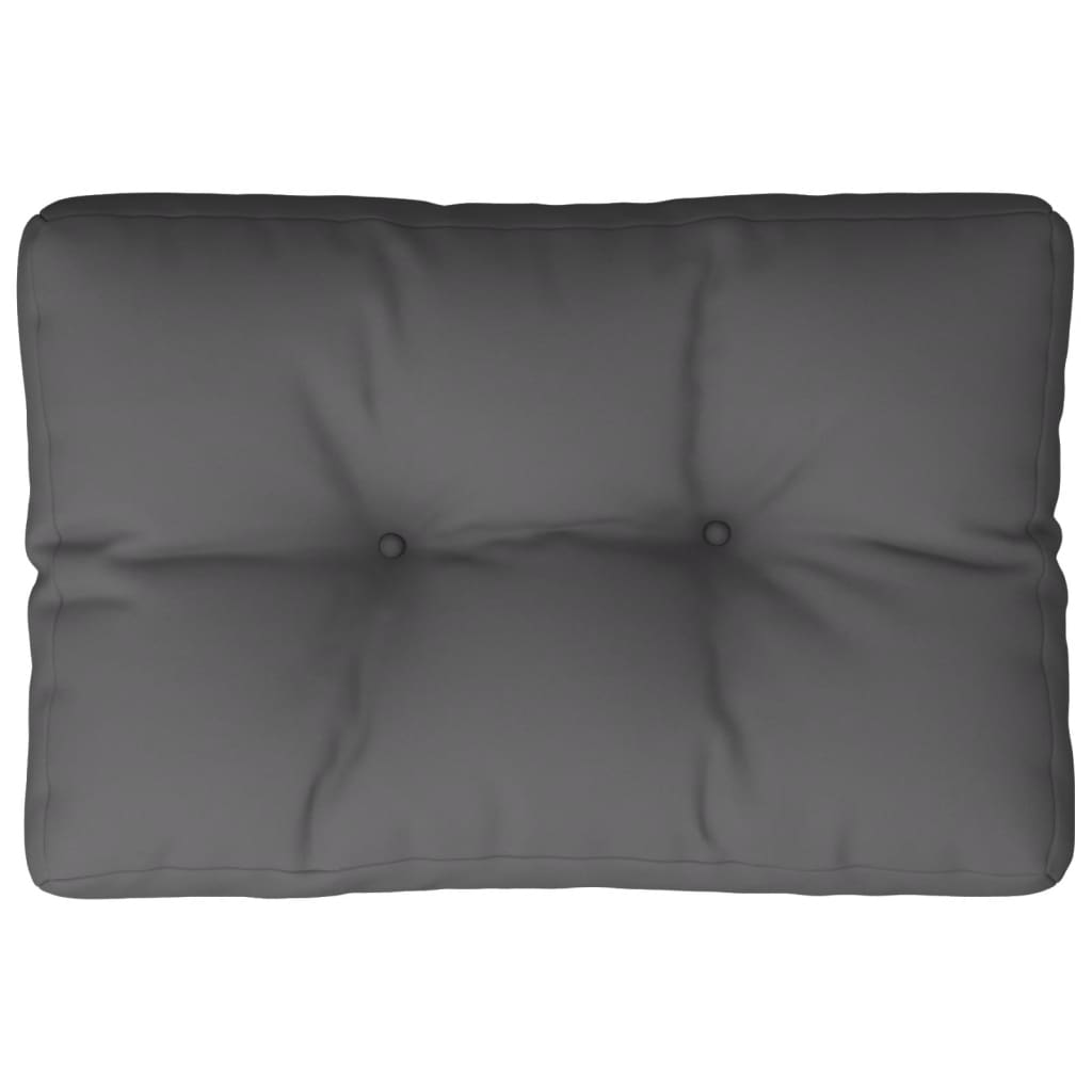 Vidaxx coussin palette 60x40x12 cm tissu anthracite