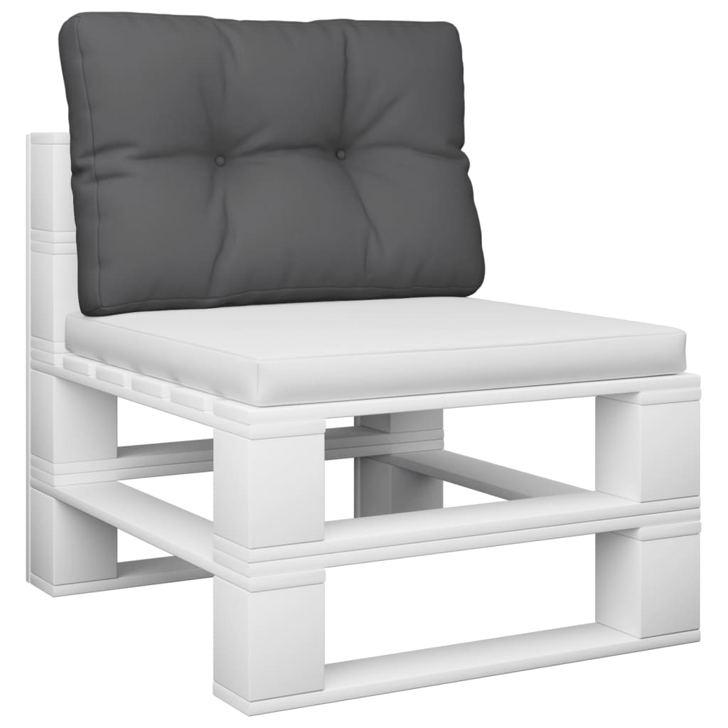 Vidaxx coussin palette 60x40x12 cm tissu anthracite