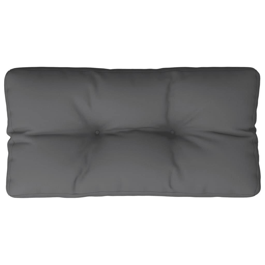 Vidaxx coussin palette 70x40x12 cm tissu anthracite