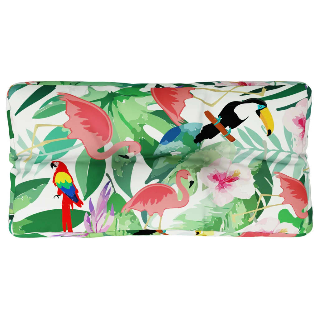 VidaXL coussin de palette 80x40x12 cm tissu multicolore