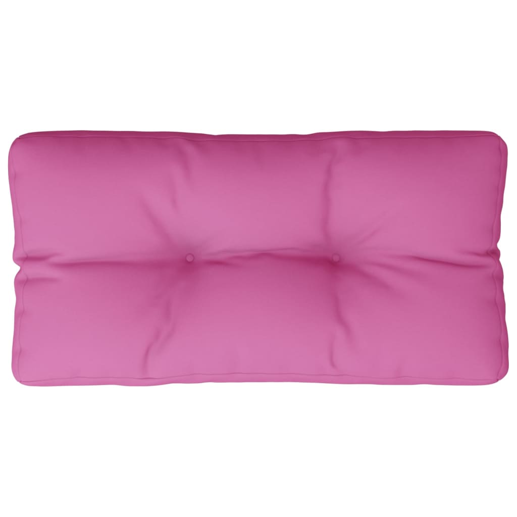 VidaXL coussin de palette 80x40x12 cm tissu rose