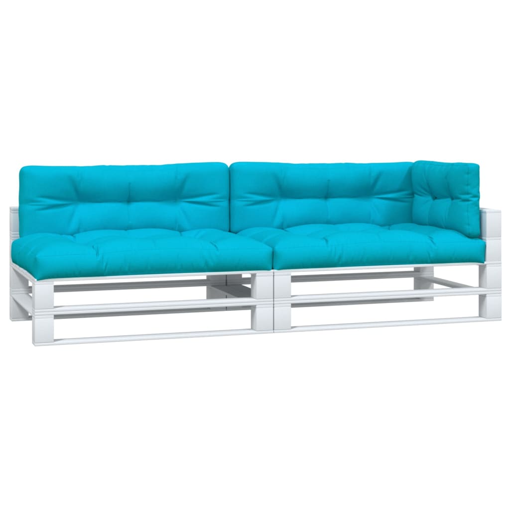 VidaXL coussins de palette 5 pcs tissu turquoise