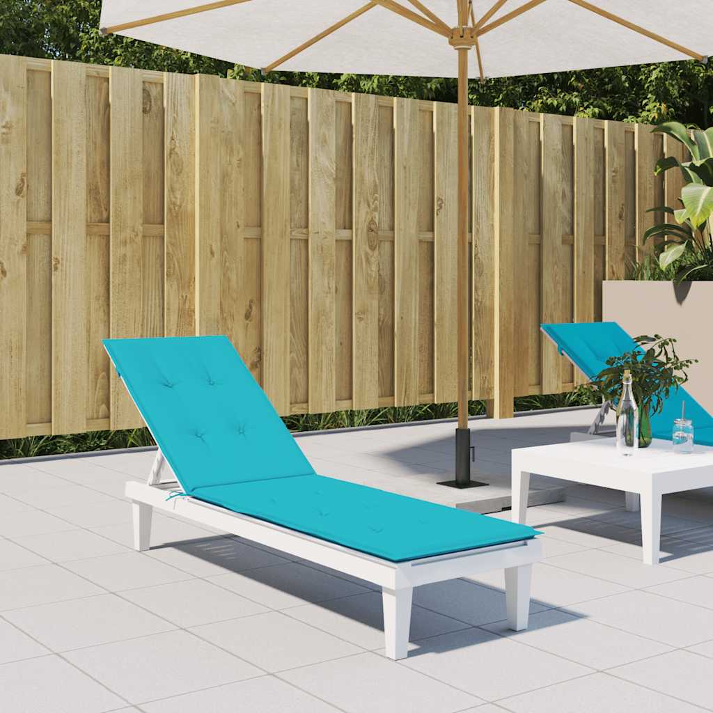 VidaXL coussin de chaise de patio tissu oxford turquoise