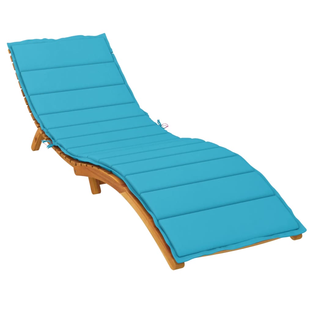 VidaXL coussin de chaise longue tissu oxford turquoise