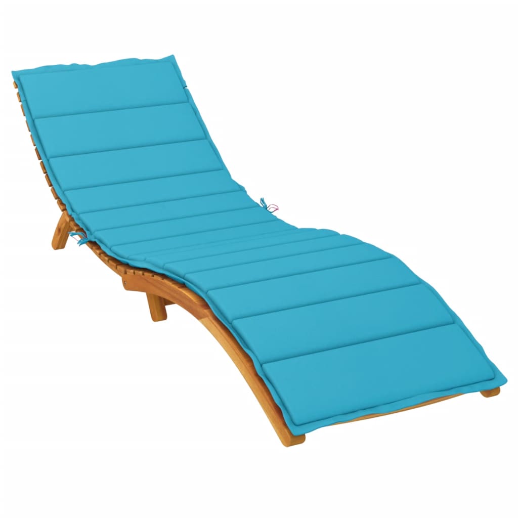 VidaXL coussin de chaise longue tissu oxford turquoise