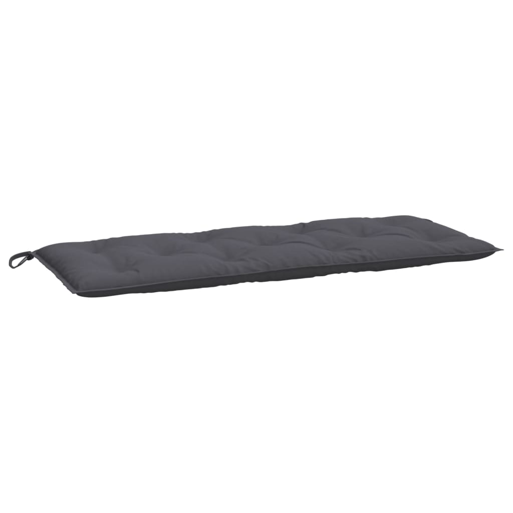 Vidaxx coussin de banc de jardin 120x50x7 cm tissu oxford anthracite