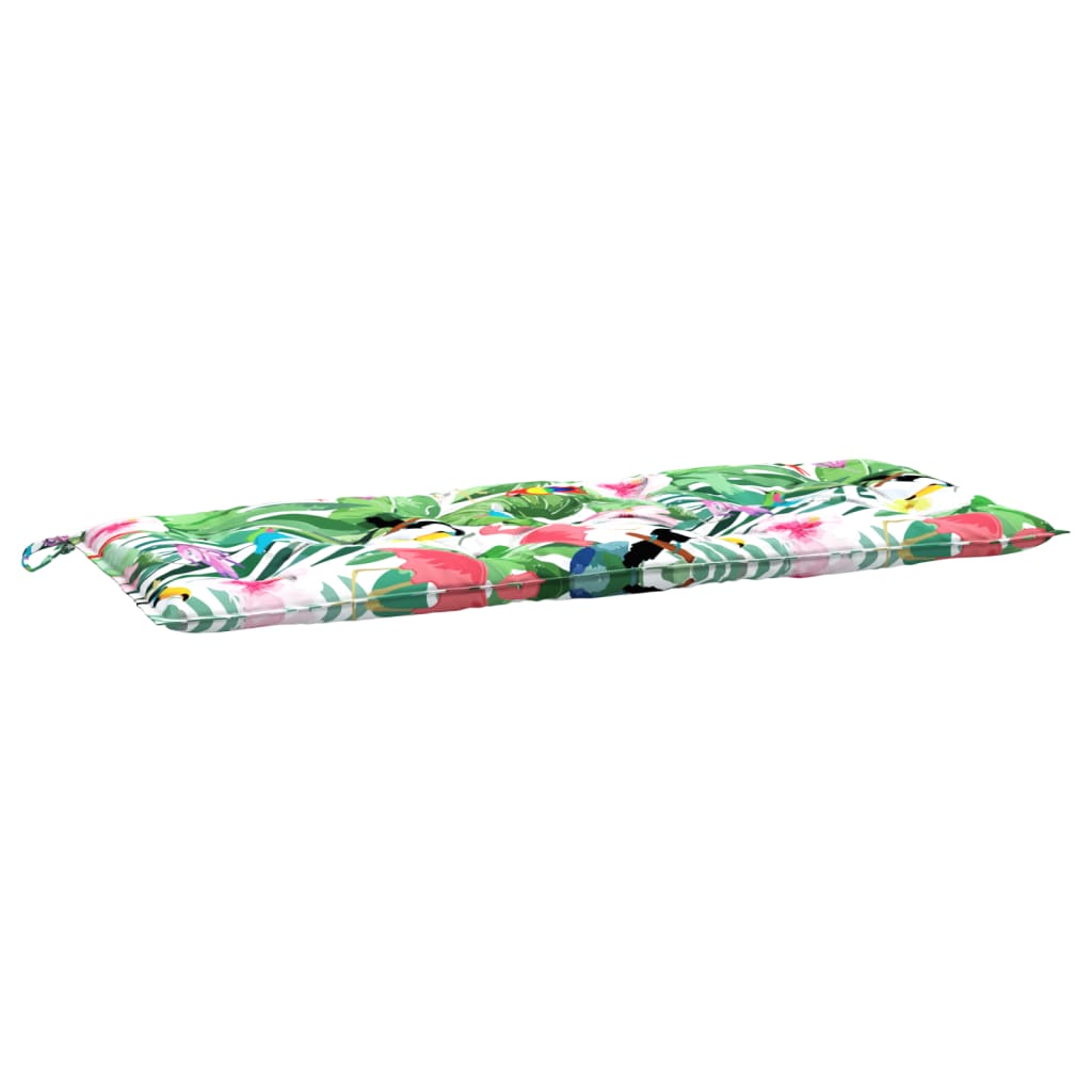 VidaXL coussin de banc de jardin 120x50x7 cm tissu multicolore
