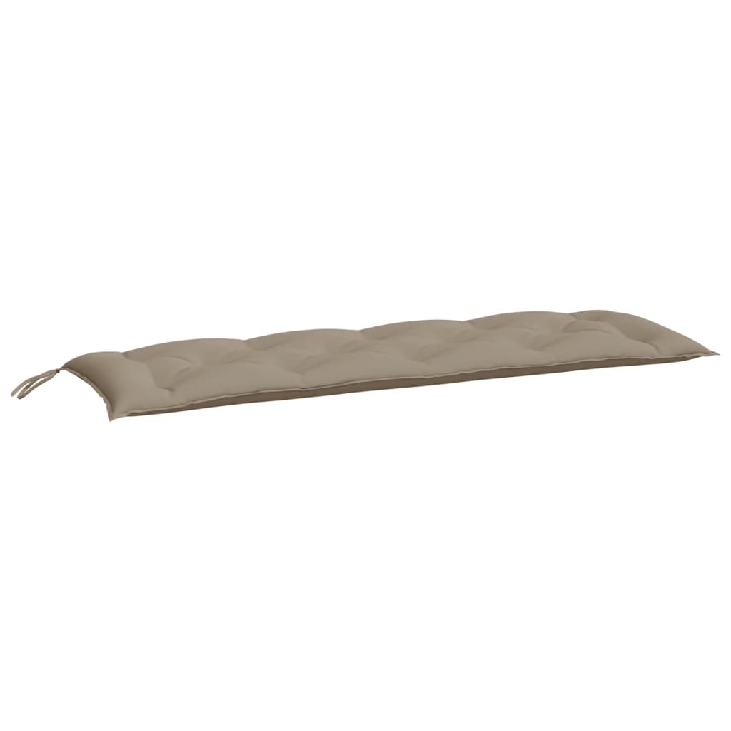 Vidaxx coussin de banc de jardin 150x50x7 cm tissu oxford taupe