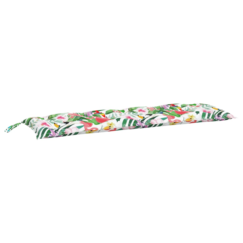 VidaXL coussin de banc de jardin 150x50x7 cm tissu oxford multicolore