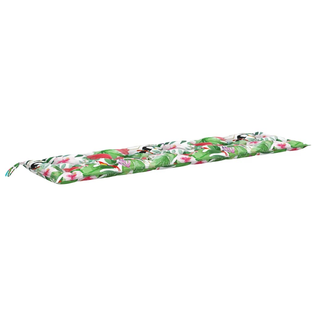 VidaXL coussin de banc de jardin 200x50x7 cm tissu multicolore