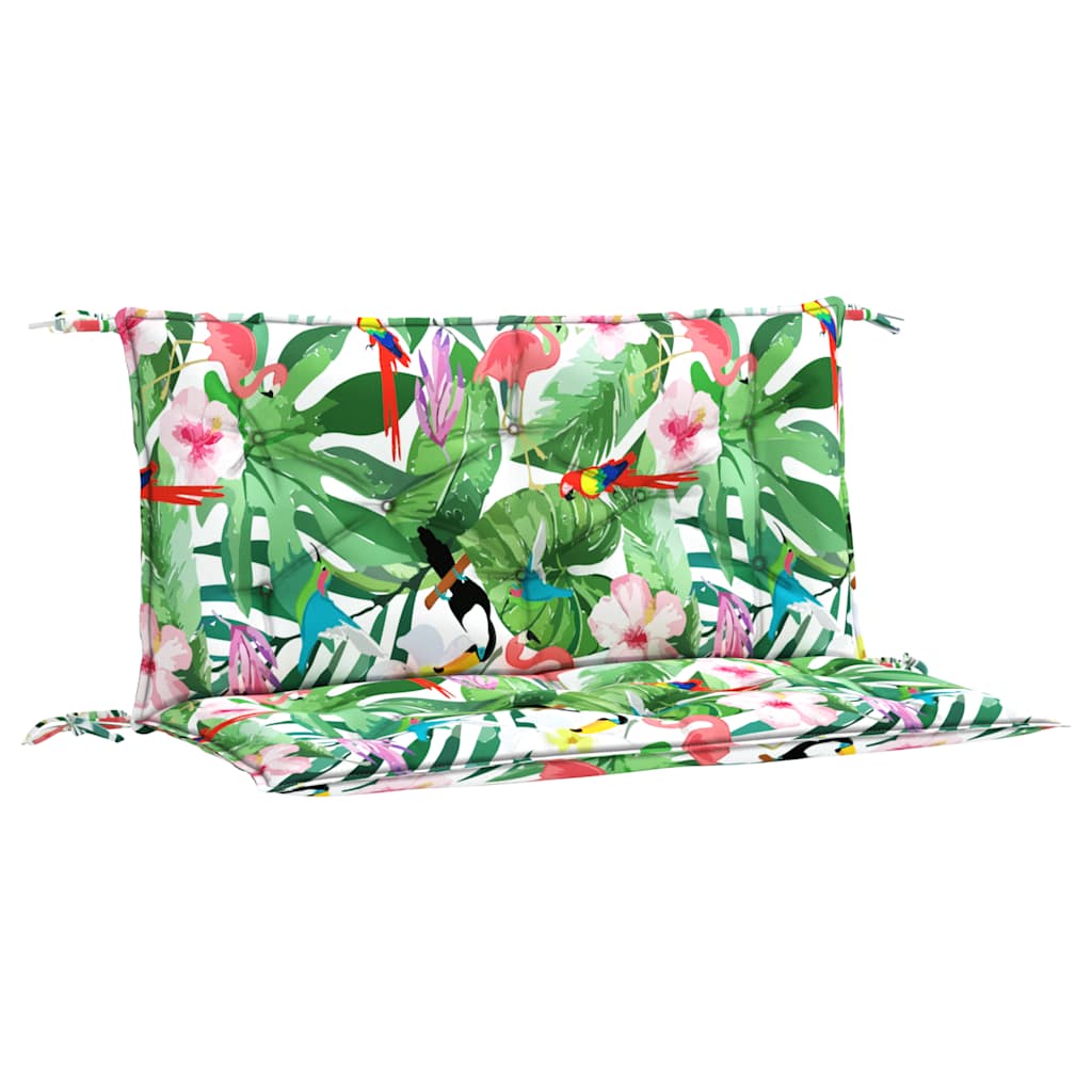 Vidaxx coussins de banc de jardin 2 pcs 100x50x7 cm tissu multicolore