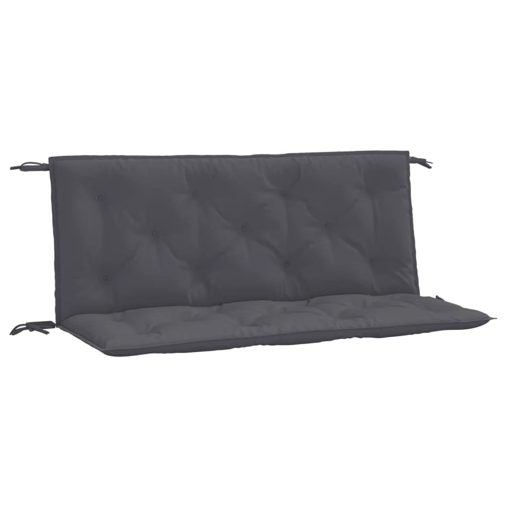Vidaxx coussins de banc de jardin 2 pcs 120x50x7 cm tissu oxford anthracite