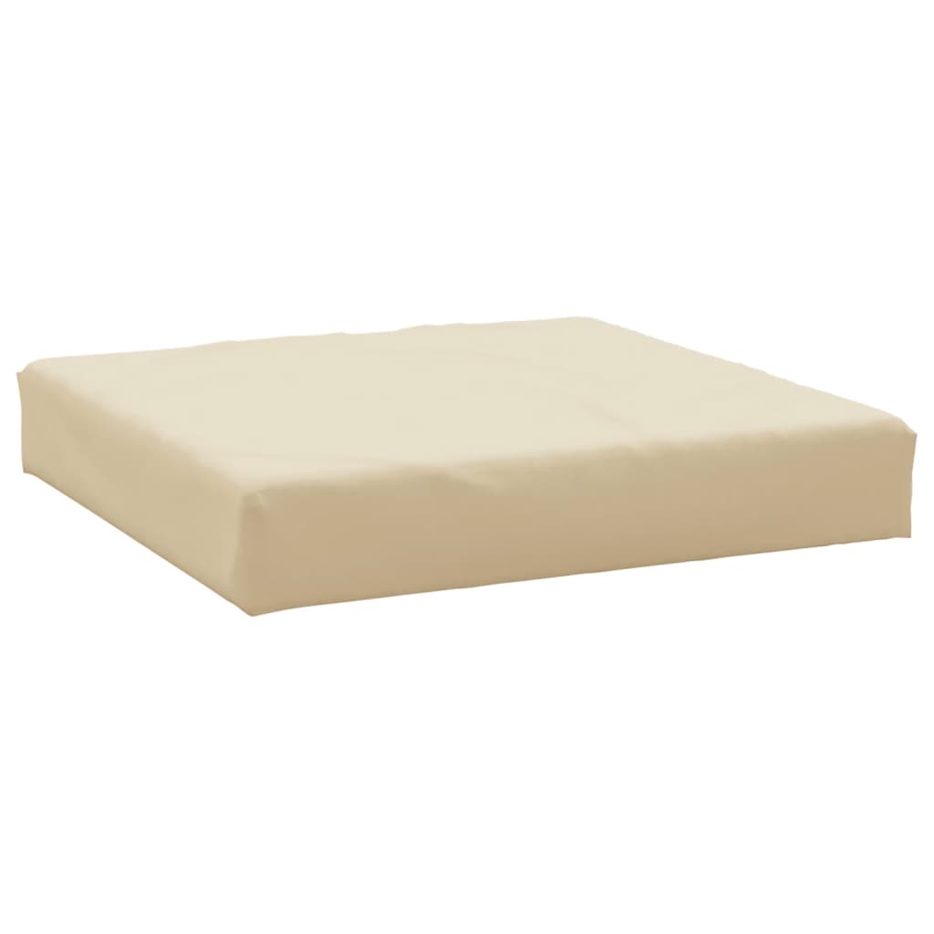 VidaXL coussin de palette 60x60x8 cm tissu oxford beige