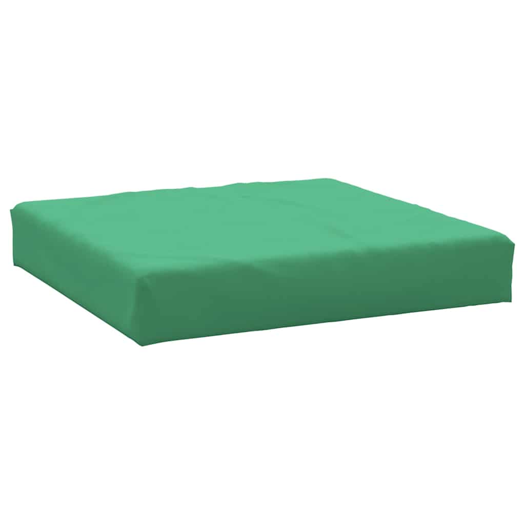 VidaXL coussin de palette 60x60x9,5 cm tissu oxford vert