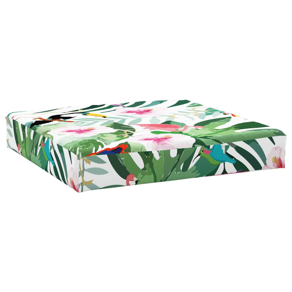 VidaXL coussin palette 60x60x8 cm tissu oxford multicolore