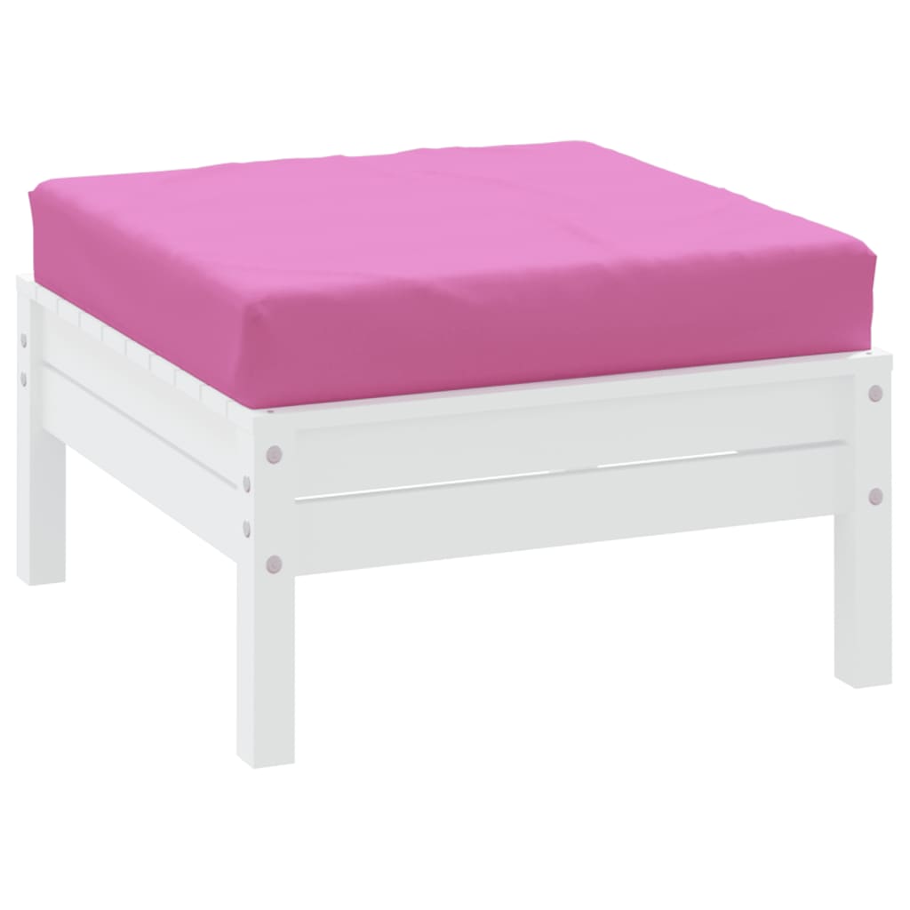 VidaXL coussin de palette 60x60x8 cm tissu oxford rose