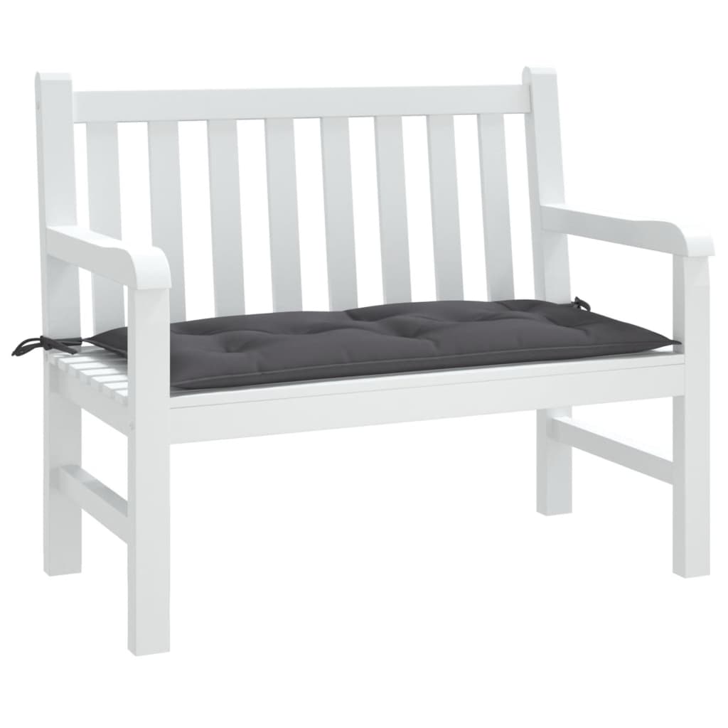 Vidaxx coussin de banc de jardin 110x50x7 cm tissu oxford anthracite