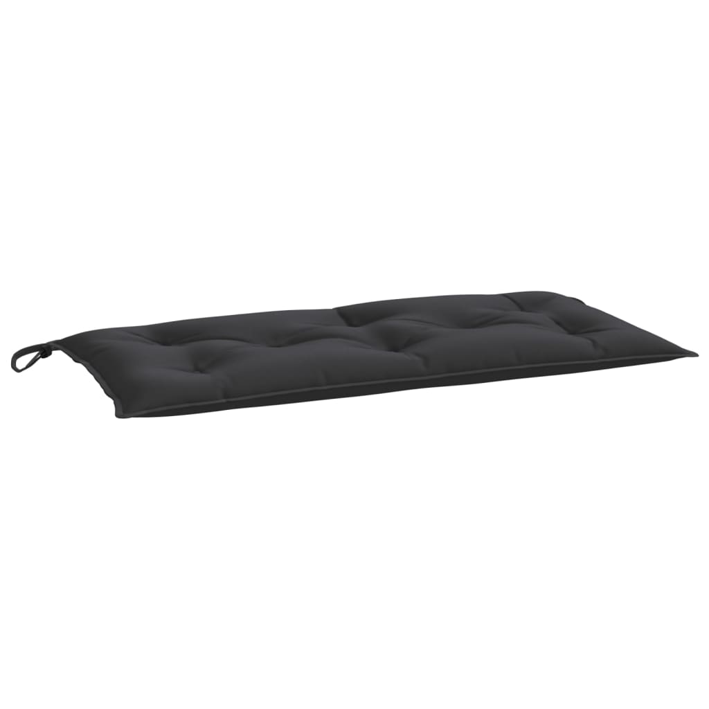 Vidaxx coussin de banc de jardin 110x50x7 cm tissu oxford noir