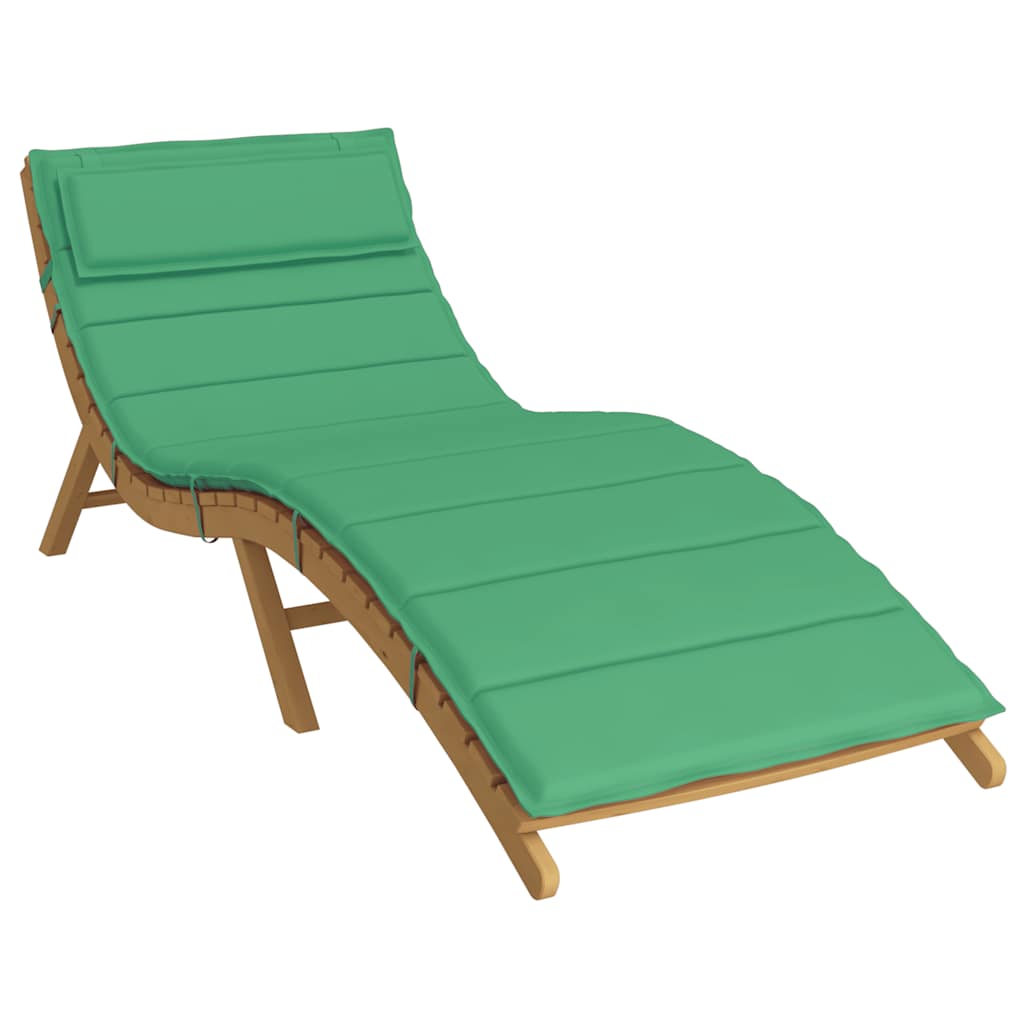Vidaxx coussin de transat 180x60x4 cm tissu oxford vert