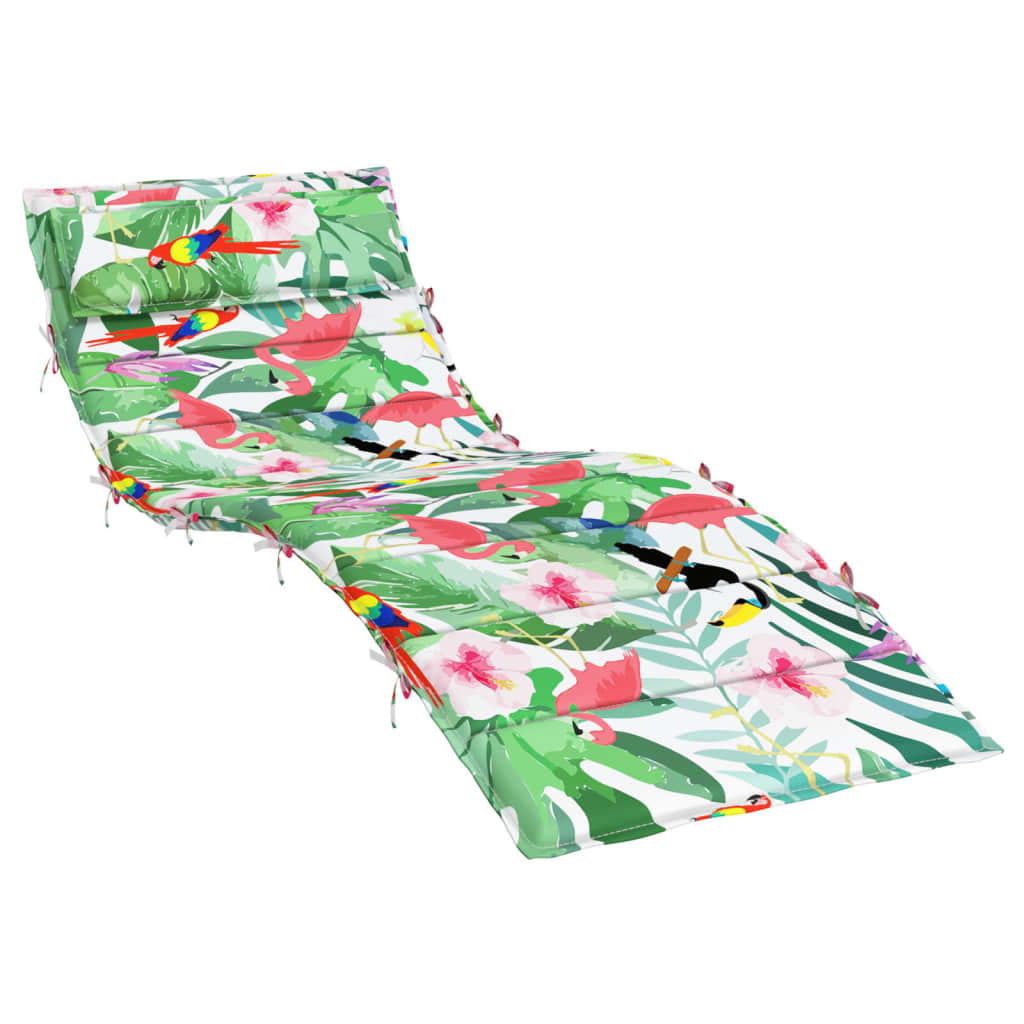 Vidaxx coussin de transat 180x60x3 cm tissu oxford multicolore