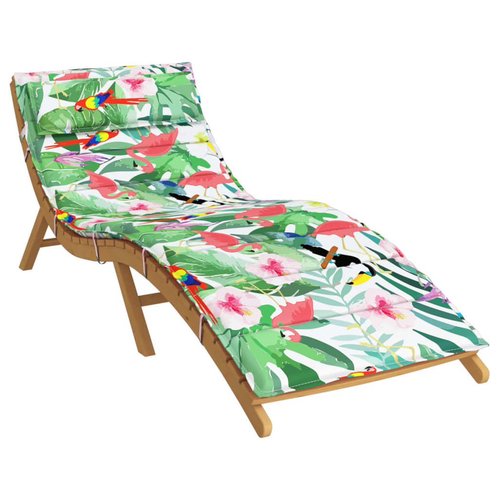 Vidaxx coussin de transat 180x60x3 cm tissu oxford multicolore
