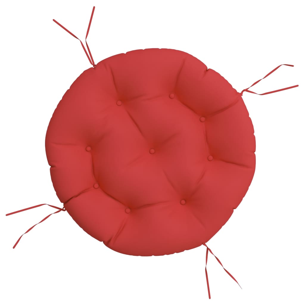 Vidaxx coussin de siège rond ø 60x11 cm tissu oxford rouge
