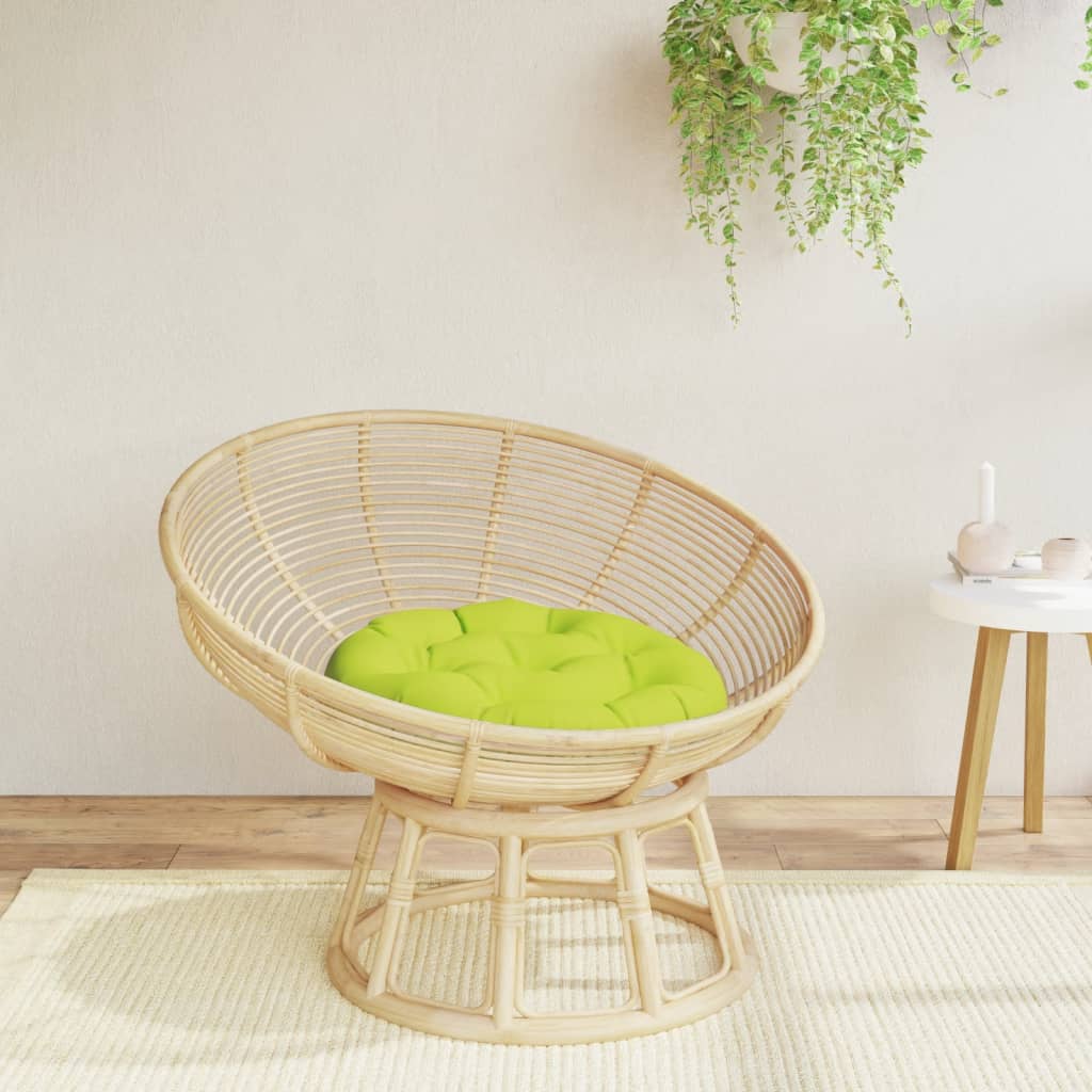 Vidaxx coussin de siège rond ø 60x11 cm tissu oxford vert vif