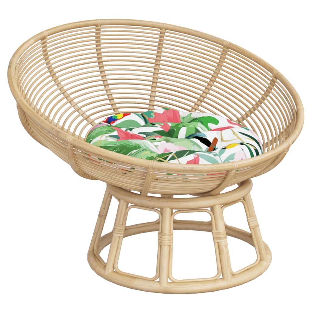 VidaXL Coussin rond Ø 60x11 cm tissu oxford multicolore