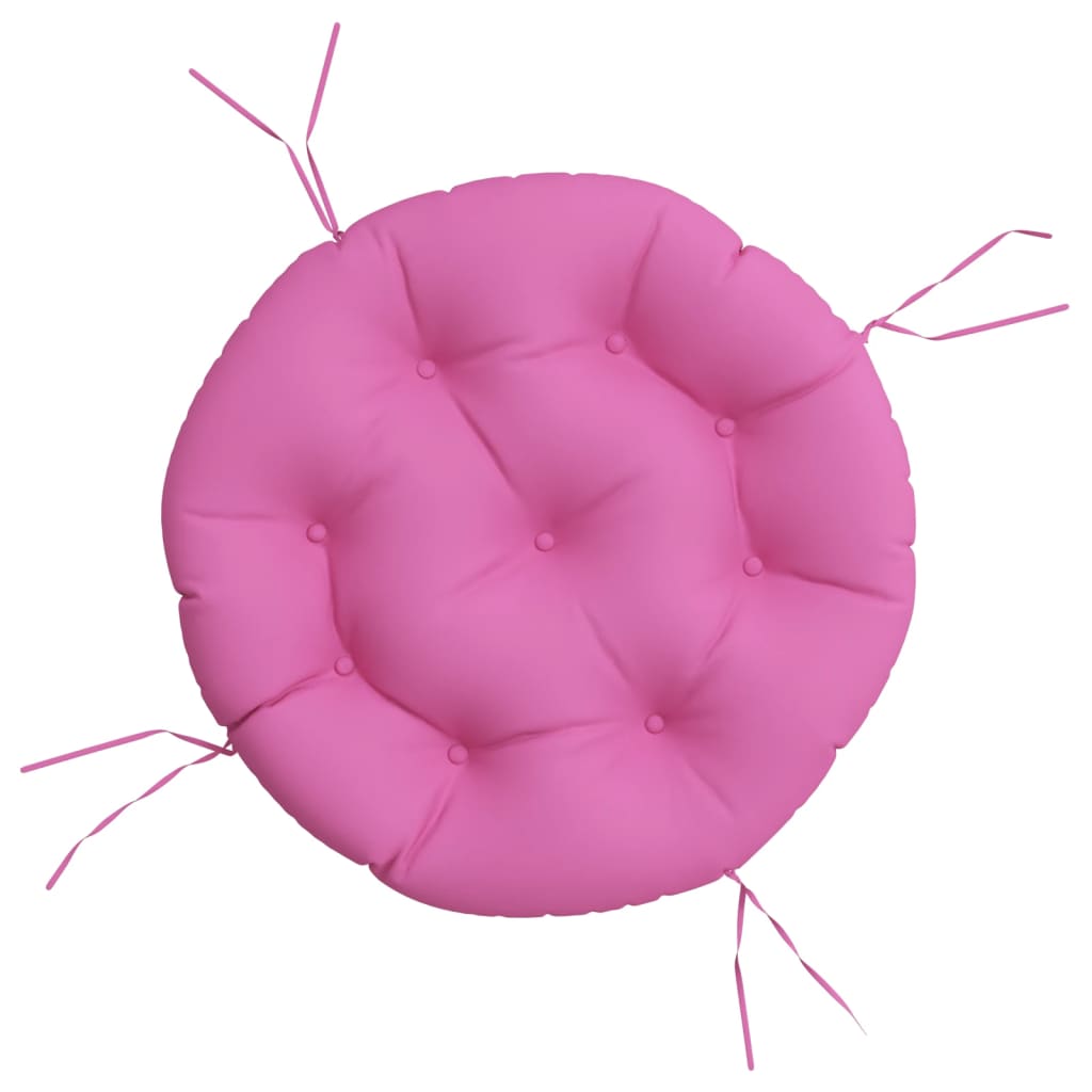 Vidaxx coussin de siège rond ø 60x11 cm tissu oxford rose