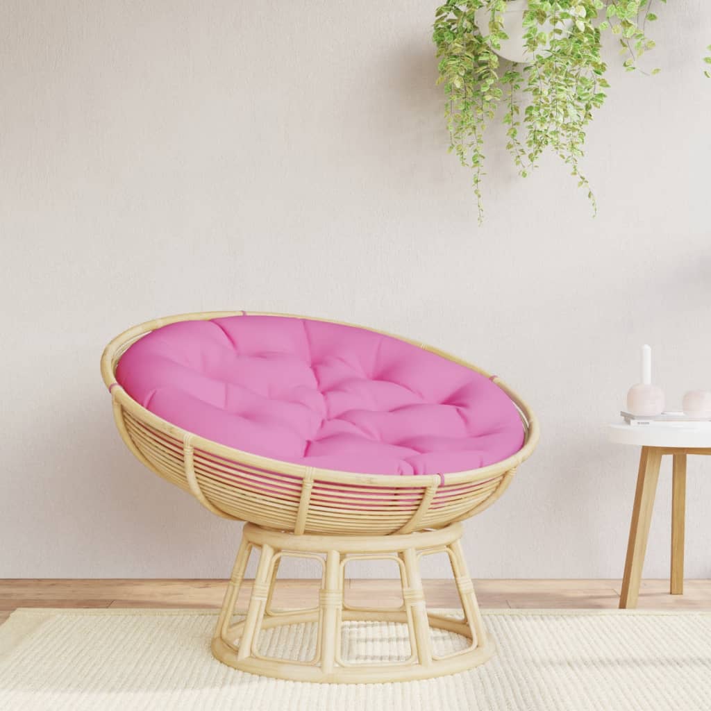 VidaXL Coussin de siège rond Ø 100x11 cm tissu oxford rose