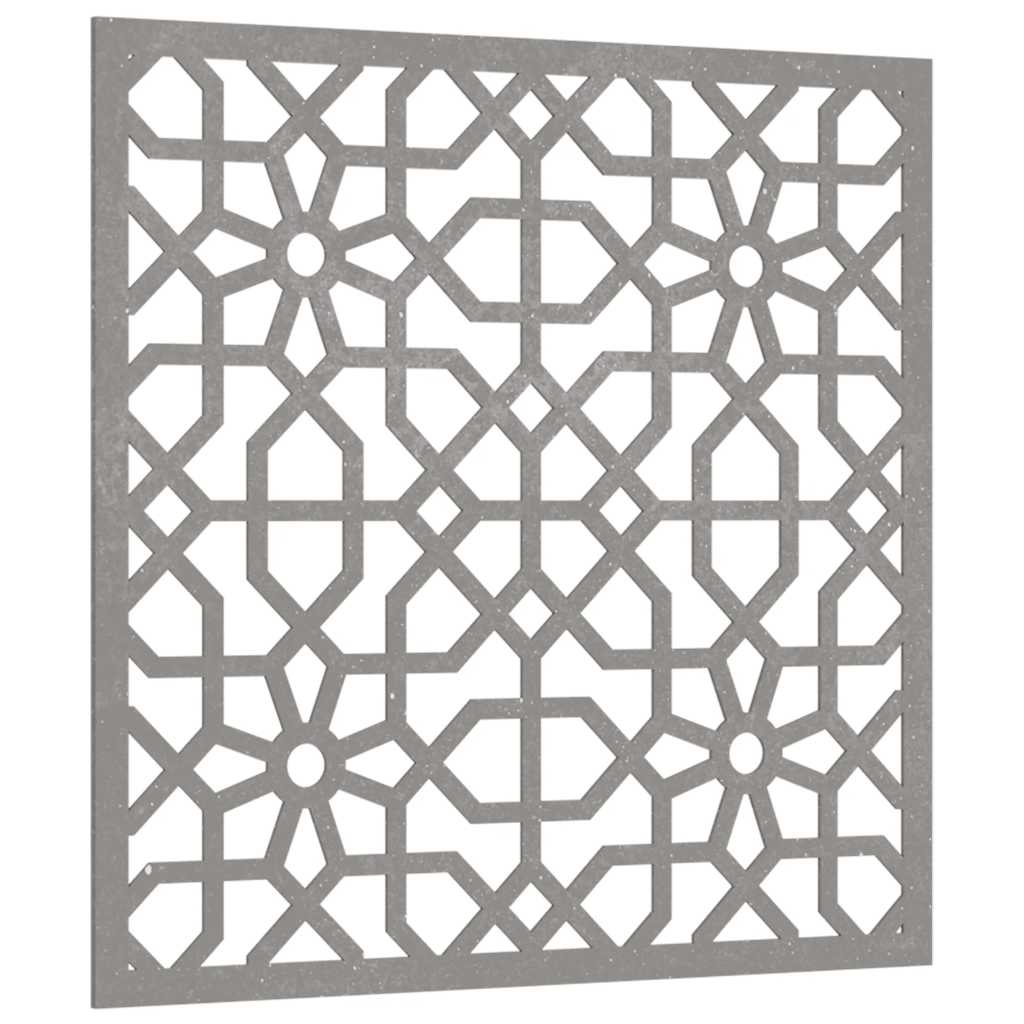 VidaXL décoration murale jardin design mauresque 55x55 cm acier corten