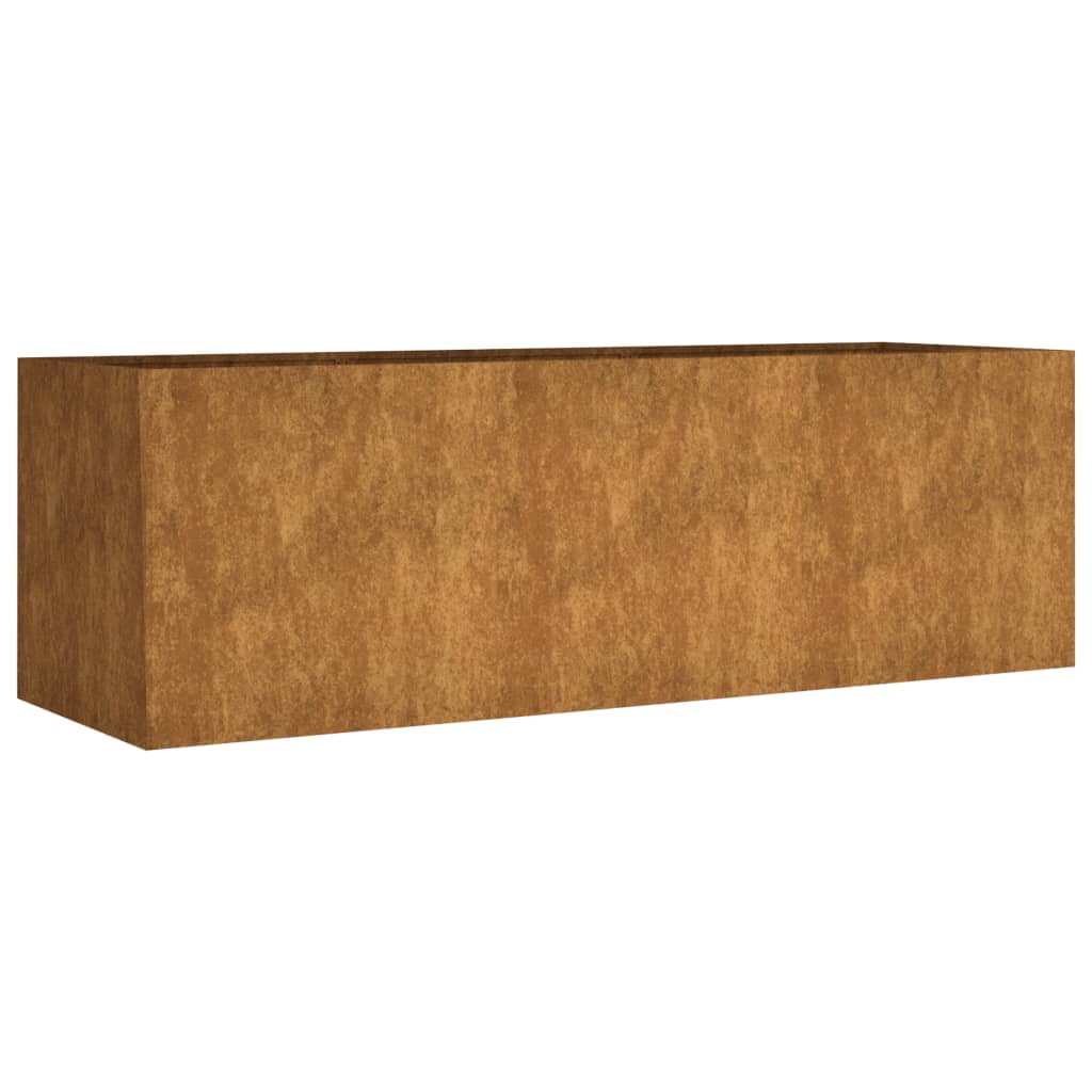 VidaXL jardinière surélevée 120x40x40 cm acier corten