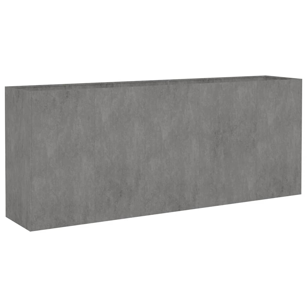 VidaXL jardinière surélevée 200x40x80 cm acier corten