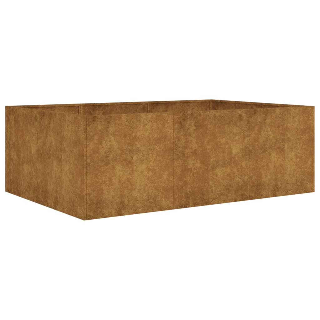 VidaXL jardinière surélevée 120x80x40 cm acier corten